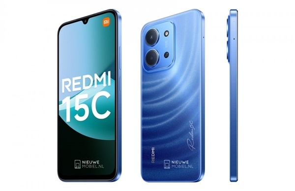 小米手机全球销量最高系列!REDMI 15C入网:百元良心神机