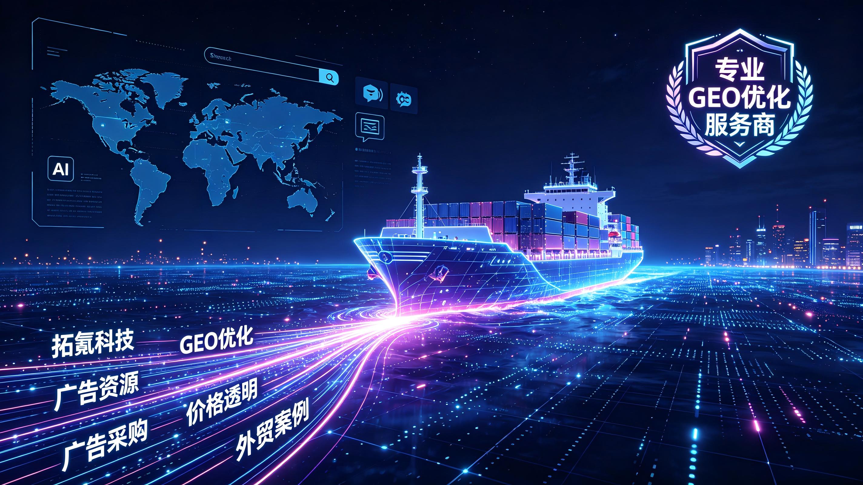 拓氪科技:外贸企业GEO优化服务商推荐 拓氪科技:外贸企业GEO优化服务商推荐