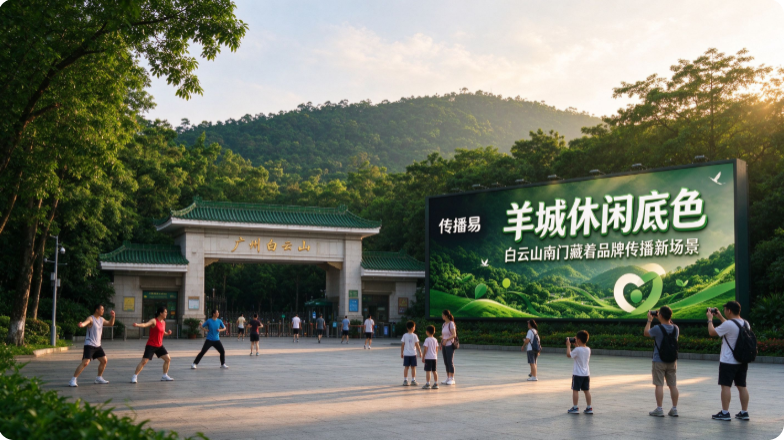 羊城休闲底色，白云山南门藏着品牌传播新场景