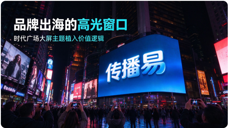 世界十字路口：纽约时代广场大屏，品牌全球化主题植入阵地