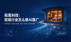 拓氪科技民宿 AI 推广方案，多业态民宿均可落地应用